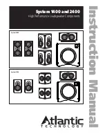 Preview for 1 page of Atlantic Technology 1400 LR S Instruction Manual