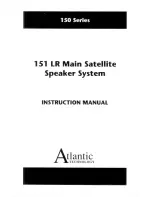 Atlantic Technology 151 LR Instruction Manual preview