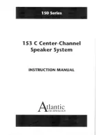 Preview for 1 page of Atlantic Technology 153 C Instruction Manual