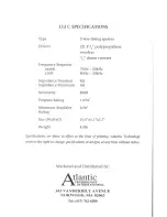 Preview for 4 page of Atlantic Technology 153 C Instruction Manual