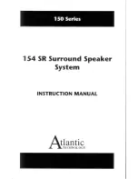 Atlantic Technology 154 SR Instruction Manual preview