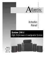 Atlantic Technology 251.1 LR Instruction Manual preview