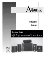 Atlantic Technology 251 LR Instruction Manual preview