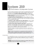 Preview for 2 page of Atlantic Technology 251 LR Instruction Manual