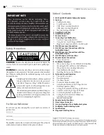 Preview for 2 page of Atlantic Technology 8200 System Instruction Manual