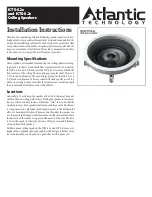 Preview for 1 page of Atlantic Technology ICTS-6.2e Installation Instructions