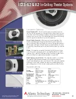 Preview for 2 page of Atlantic Technology In-Ceiling Theater Systems ICTS-6.2 Product Information Sheet