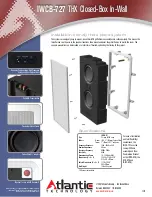 Preview for 2 page of Atlantic Technology IWCB-727 THX Product Information Sheet