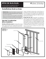 Atlantic Technology IWTS-8 SUB Installation Instructions preview