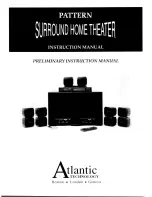 Atlantic Technology Pattern Instruction Manual preview