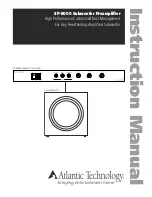 Preview for 1 page of Atlantic Technology SP-8000 Instruction Manual