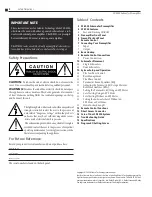 Preview for 2 page of Atlantic Technology SP-8000 Instruction Manual