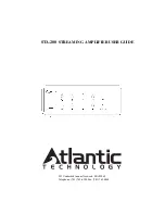 Atlantic Technology STA-200 User Manual preview