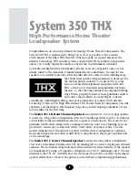 Preview for 2 page of Atlantic Technology System 350 THX Instruction Manual