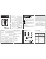 Preview for 1 page of Atlantic Technology WA-50 Instruction Manual