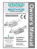 Preview for 1 page of Atlantic Ultraviolet Mighty Pure MP36C Owner'S Manual