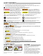 Preview for 3 page of Atlantic Ultraviolet SANITAIRE RS140 Owner'S Manual