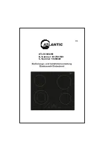 Preview for 1 page of Atlantic 1017001500 Operating And Installation Instructions