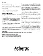 Preview for 8 page of Atlantic 44-DA Instruction Manual