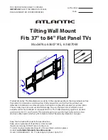 Предварительный просмотр 1 страницы Atlantic 63607145 Instruction Manual