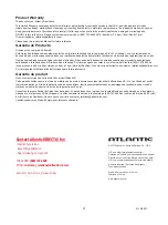 Preview for 5 page of Atlantic 63705079 Manual