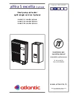 Atlantic alfea S14 excellia 3-phase Installation And Operating Manual preview