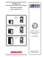 Atlantic alfea S5 Operation Manual предпросмотр