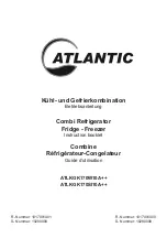 Preview for 1 page of Atlantic ATLKGK170SI10A++ Instruction Booklet