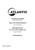 Atlantic ATLKS84W10A+ Instruction Booklet preview