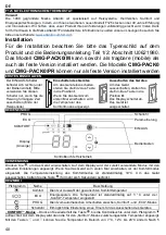 Предварительный просмотр 40 страницы Atlantic CMG-PACK0 Operating Manual