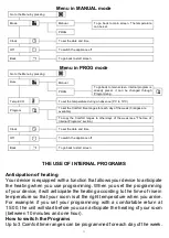 Preview for 11 page of Atlantic F129 Design CMG-BD 1 Operating Manual