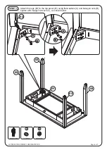 Preview for 2 page of Atlantic LEXI DESK WITH DRAWER CHARGING STATION Assembly Instructions