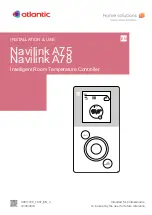 Atlantic Navilink A75 Installation & Use Manual preview