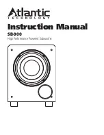 Preview for 1 page of Atlantic SB-900 Instruction Manual