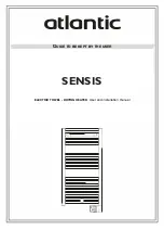 Atlantic SENSIS User And Installation Manual preview