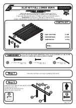 Atlantic SLAT KIT FULL LOWER BUNK Assembly Instruction preview