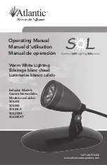 Atlantic SOL Series Operating Manual preview