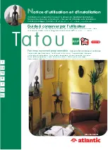 Atlantic Tatou Digital Installation And Operating Manual preview