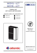 Предварительный просмотр 1 страницы Atlantic WOYG LCT Series Maintenance Document