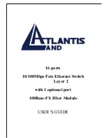 Предварительный просмотр 1 страницы Atlantis Land 10/100Mbps User Manual