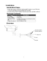 Предварительный просмотр 4 страницы Atlantis Land A02-OIPCAM1 User Manual