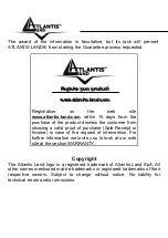 Предварительный просмотр 3 страницы Atlantis Land A02-PL201-W54 Quick Start Manual