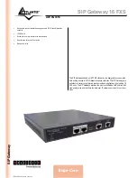 Atlantis Land A07-VG3318 Specification Sheet preview