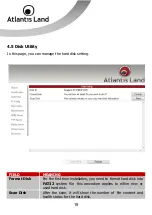 Предварительный просмотр 19 страницы Atlantis Land DISK MASTER NASF101 User Manual