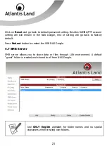 Предварительный просмотр 21 страницы Atlantis Land DISK MASTER NASF101 User Manual