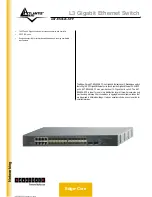 Atlantis Land Edge-Core A07-ES4626-SFP Specification Sheet предпросмотр