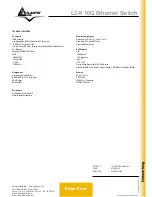 Предварительный просмотр 2 страницы Atlantis Land Edge-Core A07-ES5508 Specification Sheet