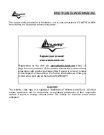 Предварительный просмотр 4 страницы Atlantis Land ESurf A04-M313AD Multilanguage Manual