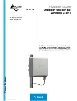 Предварительный просмотр 1 страницы Atlantis Land FlyBoost CL200 Outdoor Residential Wireless Client A02-OCL200 Specifications