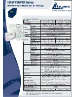 Preview for 2 page of Atlantis Land Host Power Series A03-HP1000 Specifications